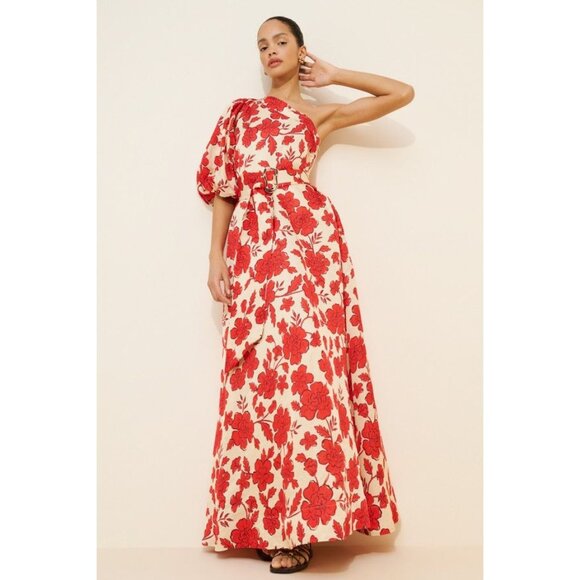 Hansen Dresses & Skirts - Hansen & Gretel Carmen Wildflower Maxi Dress Womens M Formal Elegant Luxury